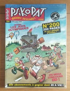 PSIKOPAT n° 200 ( 2eme série ) , Les Jeux Olympiques , 07/08/2008 , éd du Zebu - Picture 1 of 2