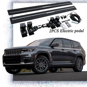 Electric Deployable Running Board Side Step Fits Jeep Grand Cherokee L 2021+ - Picture 1 of 21