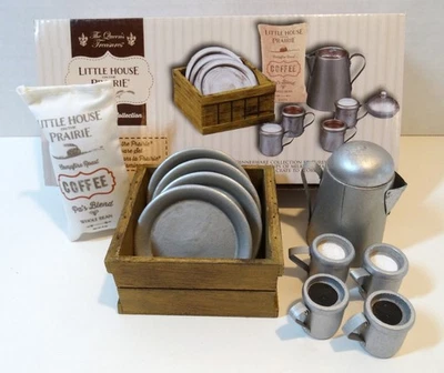 Queen's Treasures Little House on the Prairie 1880's JUEGO DE VAJILLA 12 piezas ¡NUEVO! Foto 1 de 4