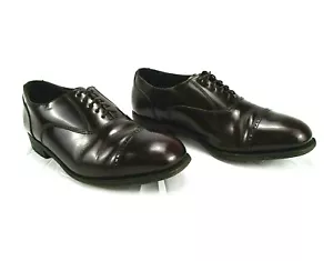 Florsheim Lexington Cap Toe Dress Shoe Mens 11 3E Burgundy Leather EU 44 UK 10.5 - Picture 1 of 12