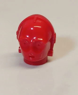 New LEGO Star Wars Gold Robot in RED Head C-3PO C3PO Unique Color Bright Venom - Image 1 of 3