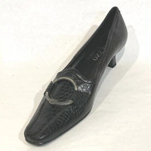 MEZZO by VANELI FAUX CROC U S SIZE 8.5 Narrow KITTEN HEELS - Picture 1 of 8