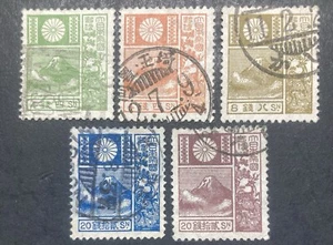54. Japan , 1930-37,SC#171-176(incl. 175a),/wmk 141,Used - Picture 1 of 2