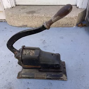 Antique cast iron American Perforating Co. CUMMINS ABA Canceling Machine.Working - Picture 1 of 13