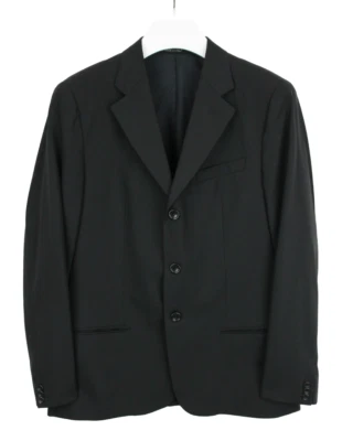ARMANI COLLEZIONI Blazer Men's (UK) 39 Single Breasted Wool Blend Black - Image 1 of 4