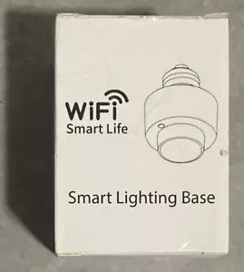 WiFi Smart E27 Light Bulb Holder Lamp Socket Adapter For Google Home& Alexa J6L4 - Picture 1 of 5