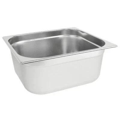 Vogue Edelstahl 2/3 Gastronorm Pfanne 13Ltr/150 mm Deep Food Behälter