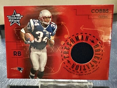 2004 Leaf Rookies & Stars-Freshman Orientation Materials #FO-33Cedric Cobbs/500 - Image 1 of 4