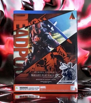 SQUARE ENIX MARVEL UNIVERSE VARIANT PLAY ARTS KAI DeadPool X-Force Variant New - Image 1 of 4