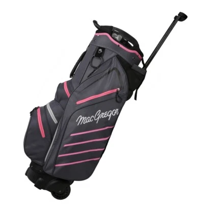 MacGregor Golf VIP Ladies Cart Bag with Built In Wheels / Handle, 14 Way Divider - Image 1 of 4