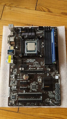 ASROCK H87 Pro4+CPU Intel Pentium G3420 3.20Ghz Sockel 1150+4GB DDR3 RAM+CPUFAN - Bild 1 von 4