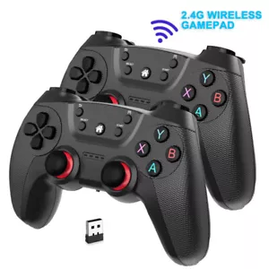 2X 2.4G Wireless Game Controller Gamepad For Linux/Android /PC-Type-C Converter - Picture 1 of 45