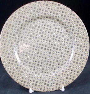Fitz and Floyd Foulard Taupe Background Bread & Butter Plate - Picture 1 of 4