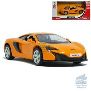 McLaren 650S 1/36 Model Car Alloy Diecast Toy Vehicle Collection Kid Gift Orange - Imagen 1 de 12
