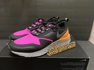 NIKE Odyssey React 2 Womens BQ1672 600 Pink Orange Sz 5 Running Shoes - Picture 1 of 6