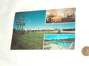 Postal vintage sin usar de los años 60 Green Crest Motel hotel hotel Kansas City Missouri MO - Imagen 1 de 2