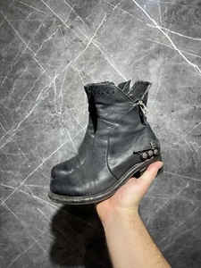 Botas de cuero AS 98 Airstep Mid EU 38 - negras oscuras, modernas y duraderas - Imagen 1 de 17