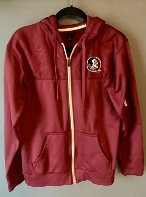Champion Elite Florida State Seminoles Hooded Zip Up Jacket Men’s Small Red - Image 1 of 4