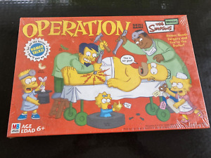Milton Bradley The Simpsons OPERATION Edition Skill Board Game 2005 New SEALED!