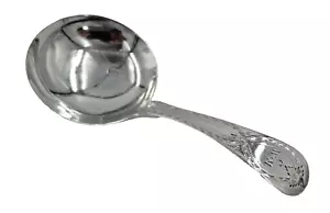 Georgian Solid Sterling Silver Tea Caddy Spoon London 1796 - Picture 1 of 7