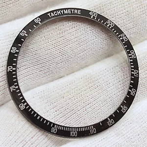 Cerámica Cronógrafo Reloj Taquímetro 400 Negro Escala Inserto Bisel - Imagen 1 de 6