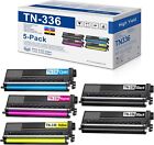 TN336 (2BK/C/M/Y) Toner Cartridge Replacement for Brother L9550CDW Printer