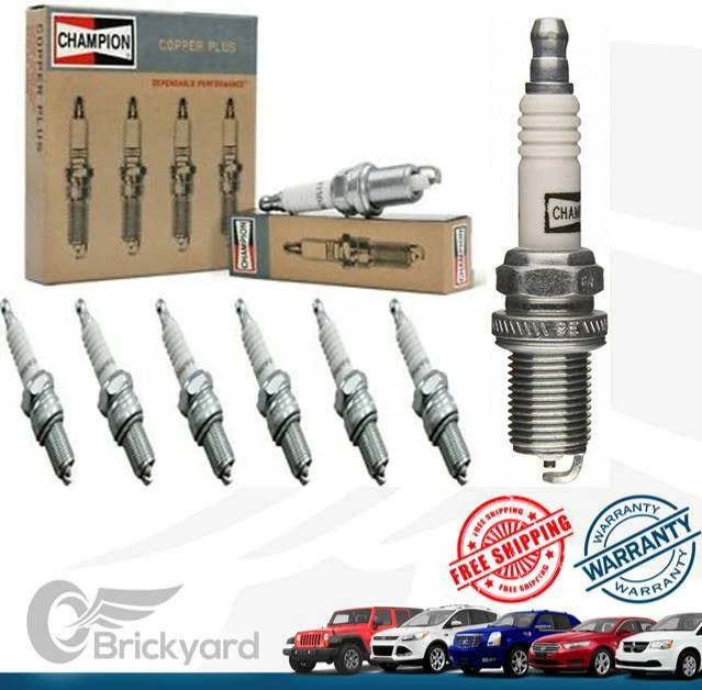 Juego de 6 bujías Champion Platinum para MITSUBISHI ENDEAVOR 2004-2008 V6-3,8 L Foto 1 de 1