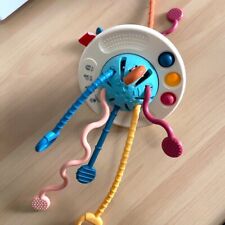 Montessori Pull String Zabawka sensoryczna dla malucha i dziecka, ząbkowanie, zabawka samolotowa
