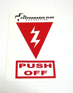 Racing Off Decal Push Master Battery Safety Switch Replaces Moroso Decal 10 Pack - Picture 1 of 2