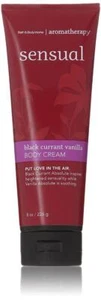 Crema corporal de vainilla Bath & Body Works aromaterapia sensual grosella negra grosella, 8 onzas - Imagen 1 de 1
