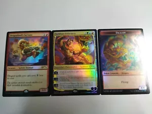 MTG EN Foil Year of the Dragon Sarkhan Unbroken, Dragonlord's Servant+Token APAC - Picture 1 of 1