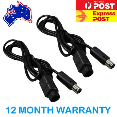2pc CONTROLLER EXTENSION CABLE - for Nintendo GameCube Controllers / Gamepad - Image 1 of 4