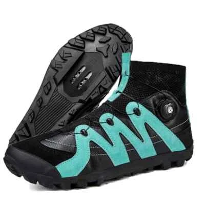 Men's MTB Breathable High-top Cycling Shoes Hiking Boots Road Bicycle Sneakers - Image 1 of 4