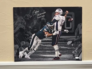 Brandon Graham Signed Philadelphia Eagles 16×20 Photo W/ 2 Inscriptions Jsa Coa - Picture 1 of 1