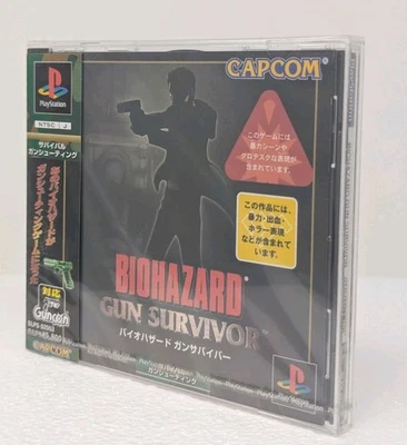 New Sealed Biohazard Gun Survivor  Import Japan PS1 Japanese Resident Evil  - Image 1 of 4