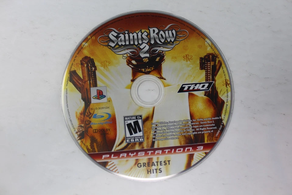 Saints Row 2 - Greatest Hits (Sony Playstation 3 PS3) DISC ONLY - Image 1 of 1