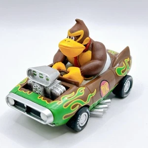 Mario Kart Donkey Kong Super Mario Bros. Pullback Car Mini Figure Toy Japan Rare - Picture 1 of 11