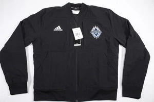 Adidas Vancouver Whitecaps FC Fútbol Urbano Bomber Chaqueta Para Hombre S Negro Aeroready - Imagen 1 de 8