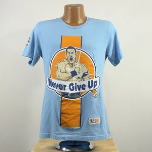 John Cena T Shirt U Cant C Me Never Give Up Unisex Size M Blue WWE 20 Years - Picture 1 of 11