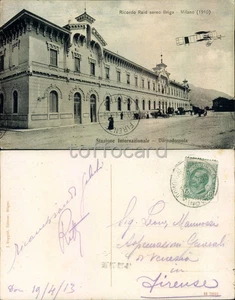 AVIAZIONE CIVILE PIONIERI-RAID BRIGA MILANO 1910-DOMODOSSOLA-D17-52 - Picture 1 of 1