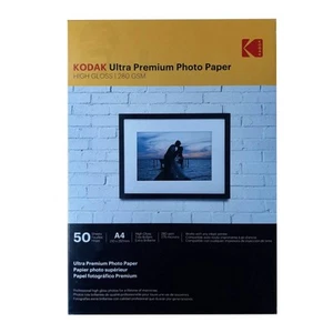 Kodak A4 Ultra Premium Glossy Photo Paper 280gsm - 50 Sheets (5740-086) - Afbeelding 1 van 4