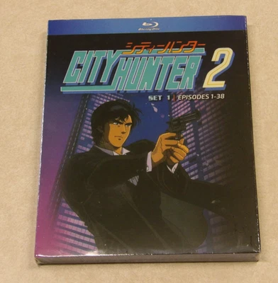 City Hunter Season 2 Set 1 Blu-ray Discotek Anime Episodes 1-38 New Sealed Foto 1 de 3