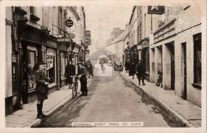 Foto postal Clare Ireland O'Connell Street View RPPC copia - Imagen 1 de 2