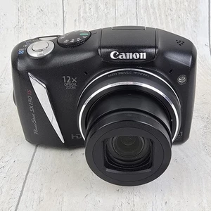 Canon Powershot SX130 IS Digital Camera - 12x Optical Zoom - 12.1MP - With case - Picture 1 of 10