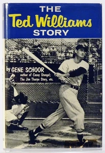 Vintage 1955 THE TED WILLIAMS STORY-Gene Schoor-1st Edition-2nd Printing HC-DJ - Imagen 1 de 9