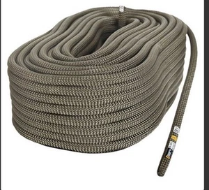 Singing Rock Route 44 10.5mm Static NFPA Rope - 150' Olive Khaki - Picture 1 of 3