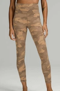 Lululemon Align hoch geschnittene Hose mit Taschen 25" Heritage 365 Camouflage Größe 0 - Bild 1 von 11
