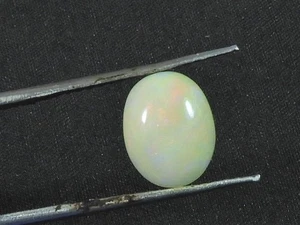 7X10MM Natural Ethiopian Welo Fire Opal Oval Healing Crytsal Loose Gemstone P403 - Foto 1 di 9