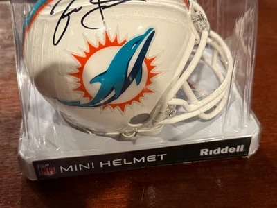 Mini casco de velocidad firmado Jason Taylor Miami Dolphins certificado JSA Foto 1 de 4