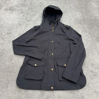 Женская куртка с капюшоном Eden Society Holly Cargo Utility Размер XL Цвет серый Военный Анорак - Изображение 1 из 4